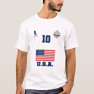 Camiseta Equipo de Fútbol de Estados Unidos USMNT 10 T-Shir