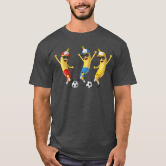 Camiseta Equipo de fútbol de plátano divertido arte fresco