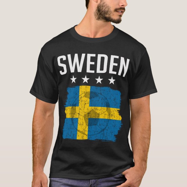 Camiseta equipo de fútbol de suecia (Anverso)