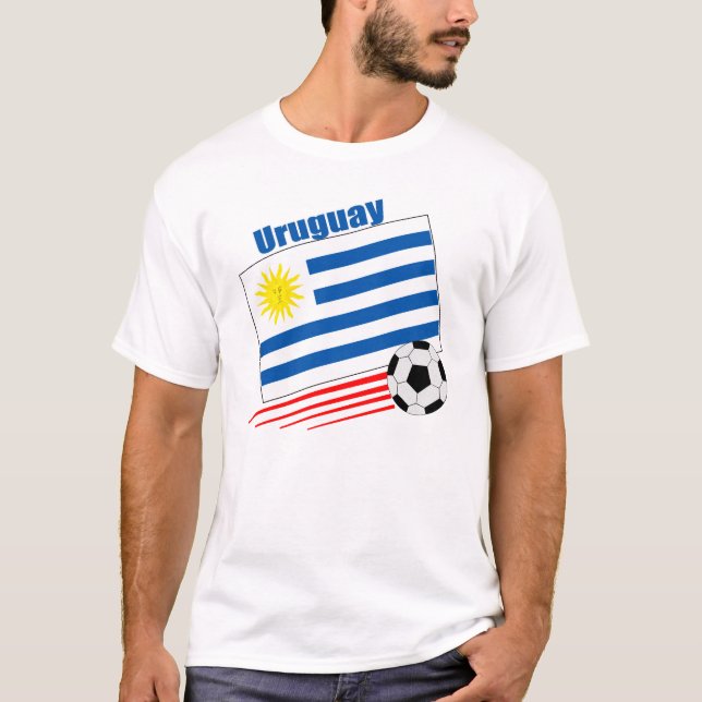 Camiseta Equipo de fútbol de Uruguay (Anverso)