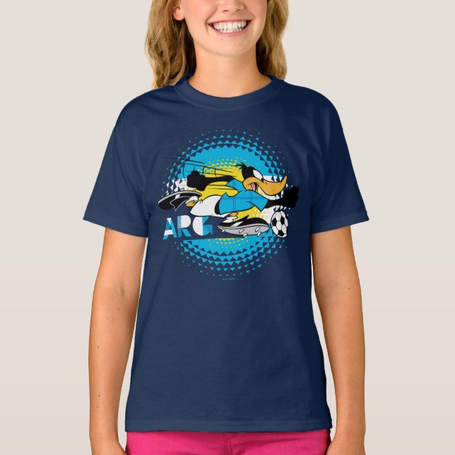 Camiseta Equipo de fútbol gráfico de Argentina de DAFFY DUC (Anverso)