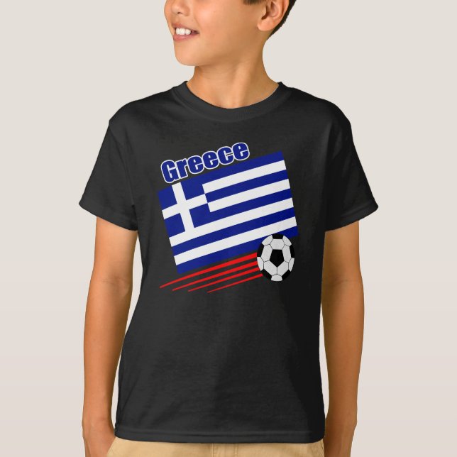 Camiseta Equipo de fútbol griego (Anverso)