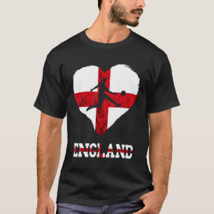 Camiseta Equipo de fútbol inglés Bandera de Inglaterra Cora