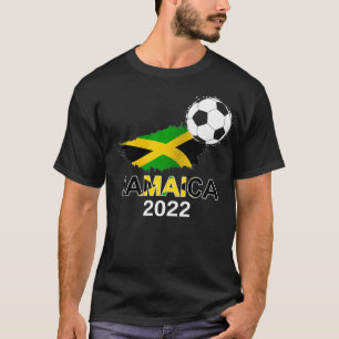 Camiseta Equipo de fútbol jamaiquino hincha de la bandera 