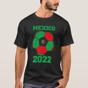 Camiseta Equipo de fútbol México 2022 - Bola de fútbol con 