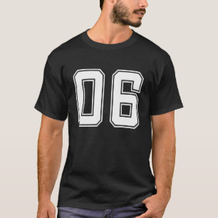 Camiseta Equipo de fútbol número 06 equipo americano de rug
