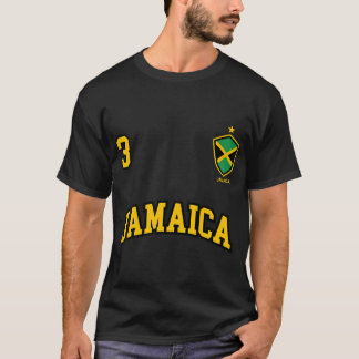 Camiseta Equipo de fútbol número 3 de Jamaica Deportivo Ban