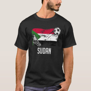 Camiseta Equipo de fútbol sudanés con bandera de Sudán Jers