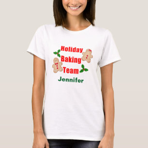 Camiseta Equipo de Galletas de Jengibre para Hornear en Fes