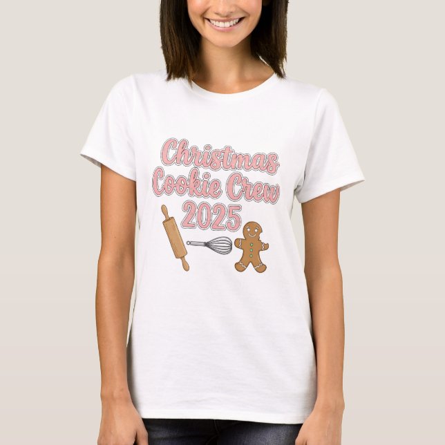 Camiseta Equipo de Galletas de Navidad 2025 (Anverso)