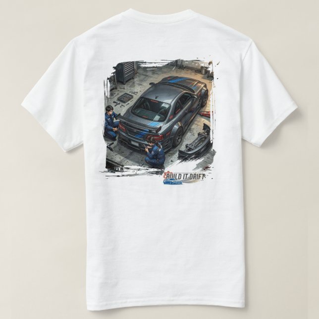 Camiseta Equipo de Garaje (Reverso del diseño)