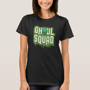 Camiseta Equipo de Ghoul de Halloween Crew Cute Zombie  