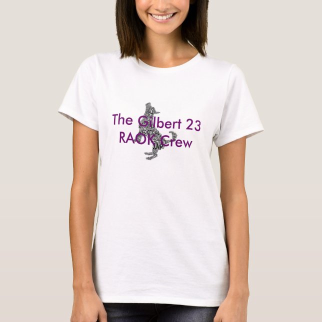 Camiseta Equipo de Gilbert 23 RAOK - silouette del perro (Anverso)