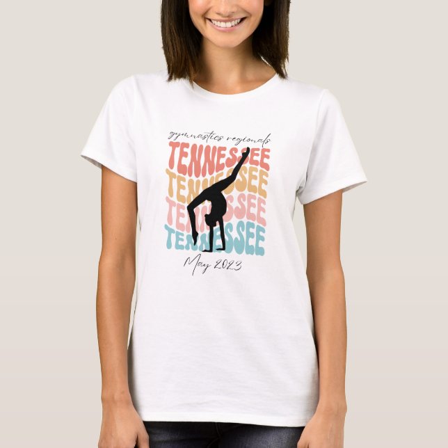 Camiseta Equipo de Gimnasia Tennessee 2023 (Anverso)