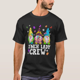 Camiseta Equipo de gnomo de la señora del almuerzo lindo y