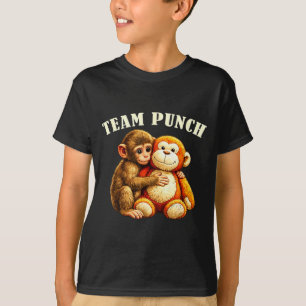 Camiseta equipo de golpe de mono bebé golpea