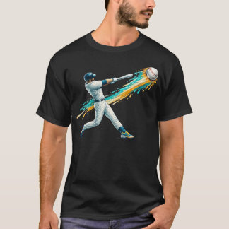Camiseta Equipo de goteo de béisbol para niños y niñas hela