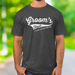 Camiseta Equipo de Groom - Esporto de Bachelor Party de Bod<br><div class="desc">La camiseta perfecta para todos tus padrinos,  el equipo de Groom y la fiesta de la licenciatura. Personaliza con tu propio texto: agrega una fecha,  nombre,  ubicación del fiesta,  etc (o elimina). Cambia fácilmente el color de la camiseta.</div>