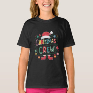 Camiseta Equipo de Grupo Familiar de Navidad Divertido Fest
