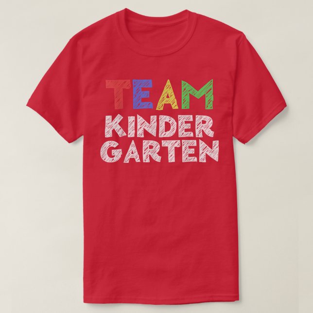 Camiseta Equipo De Guardería De Vuelta A La Escuela  (Diseño del anverso)