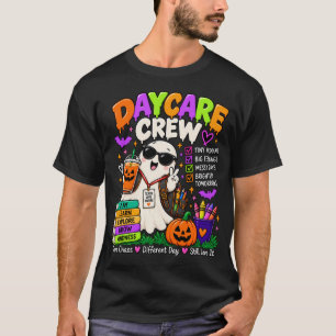 Camiseta Equipo de guardería Halloween maestro de cuidado i