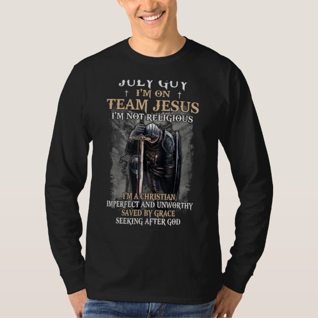 Camiseta Equipo de Guy de Julio Jesús Cruz Religiosa Cristi (Anverso)