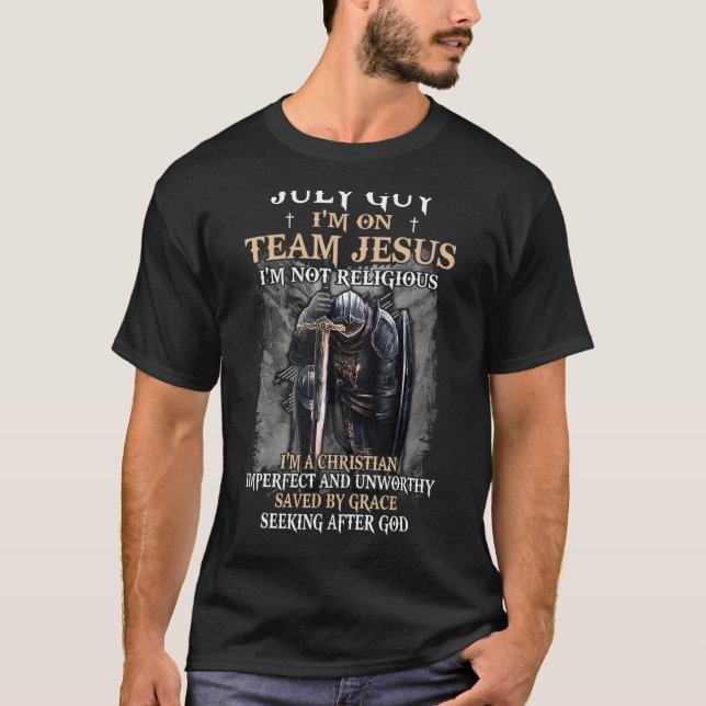 Camiseta Equipo de Guy de Julio Jesús Cruz Religiosa Cristi (Anverso)