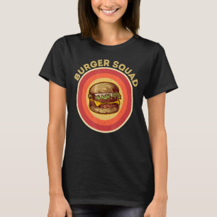 Camiseta Equipo de hamburguesa de hamburguesas con quesos y