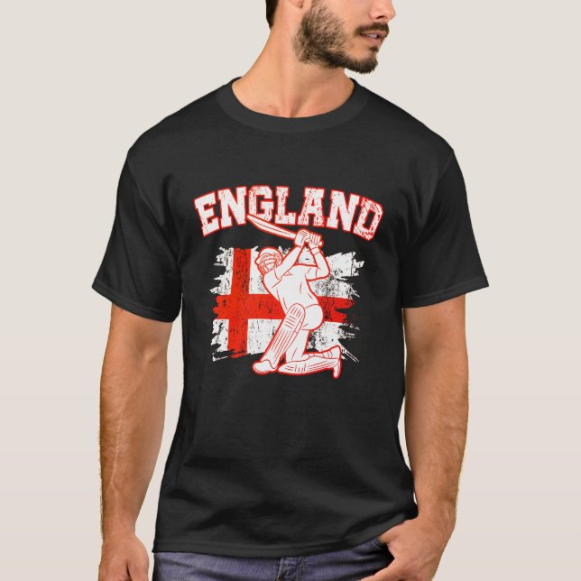 Camiseta Equipo de hengland de regalo de cricket (Anverso)
