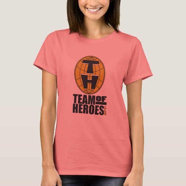 Camiseta Equipo de Héroes Oficial - Mujeres (Anverso)