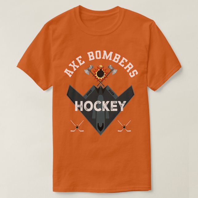 Camiseta Equipo de hockey Ax Bombs (Diseño del anverso)