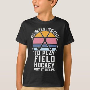 Camiseta Equipo De Hockey De Campo Cita Para Hockey De Loco