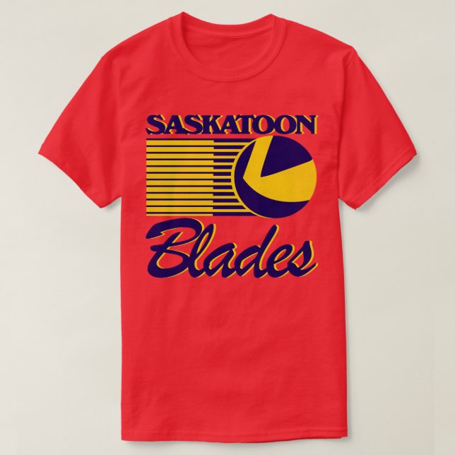 Camiseta Equipo de hockey de Saskatoon Blades derrotado (Diseño del anverso)