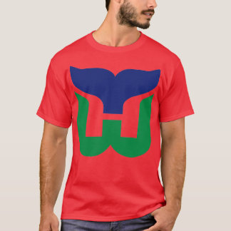 Camiseta Equipo de hockey Hartford Whalers retro vintage