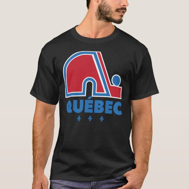 Camiseta Equipo de hockey Nordiques Quebec Avalanche Vintag (Anverso)