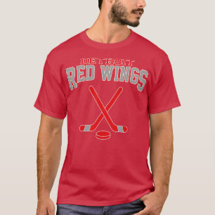Camiseta Equipo de Hockey Retro Red Wings 2