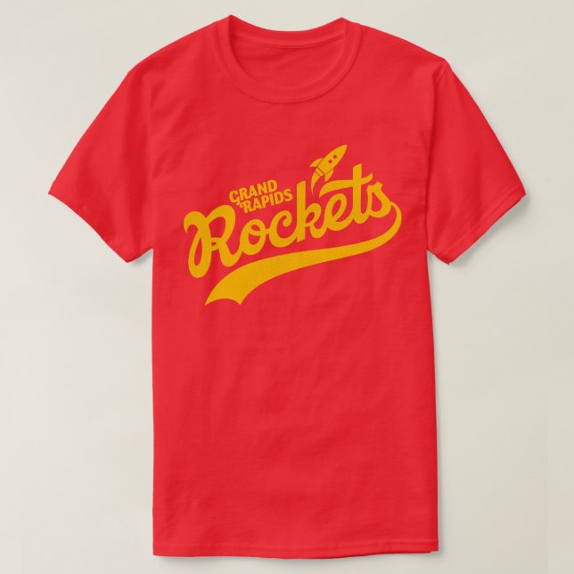 Camiseta Equipo de hockey sobre cohetes de Grand Rapids der (Diseño del anverso)