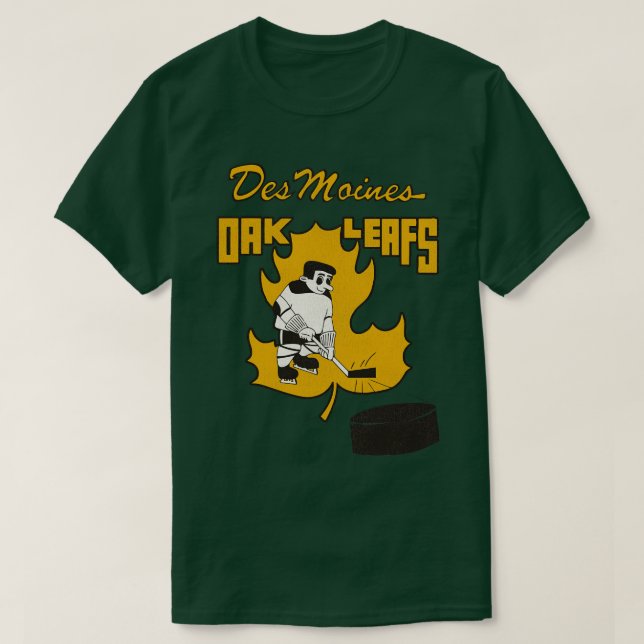 Camiseta Equipo de hockey sobre roble de Des Moines (Diseño del anverso)
