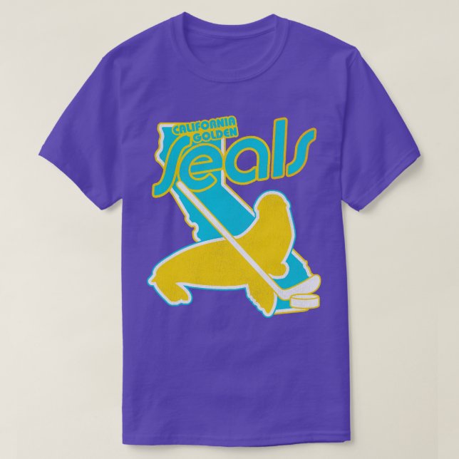 Camiseta Equipo de hockey sobre sellos dorados de Californi (Diseño del anverso)