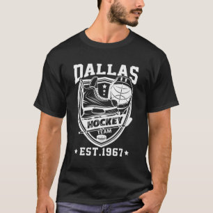 Camiseta Equipo de hockey Star Sticks de Dallas Texas Est 1