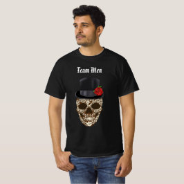 Camiseta Equipo de Hombres de Cráneo de Azúcar Vintage