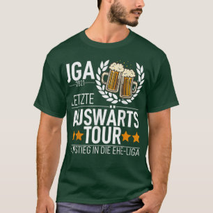 Camiseta Equipo de hombres Jga Noche de soltero Novio Últim