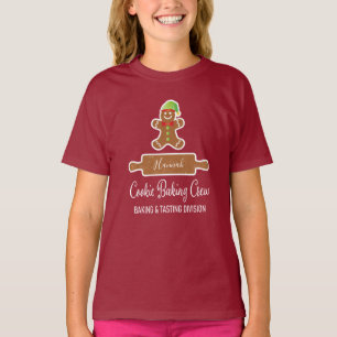 Camiseta Equipo de Horneado de Galletas Hombre de Jengibre