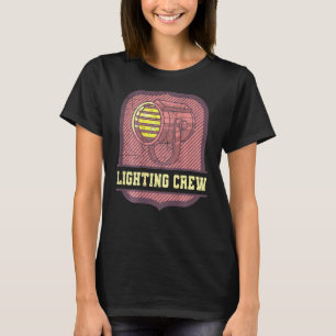 Camiseta Equipo de iluminación Retro Spot Teatro Técnico de