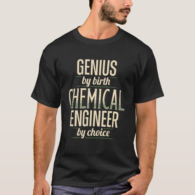 Camiseta Equipo de Ingeniería Química Genius (Anverso)