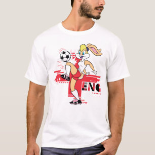 Camiseta Equipo de Inglaterra de fútbol gráfico de Lola Bun