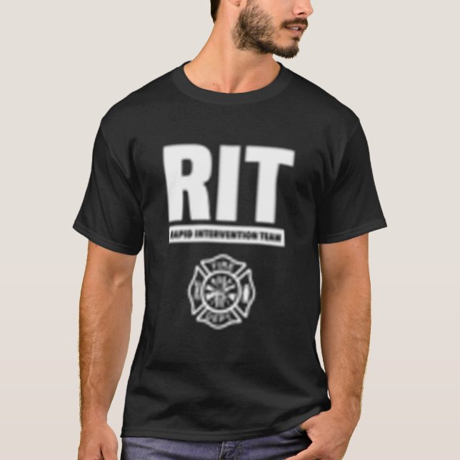 Camiseta Equipo de Intervención Rápida Rit Rescate de Bombe (Anverso)