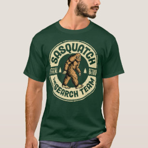 Camiseta Equipo de Investigación Bigfoot Retro Vintage Sasq