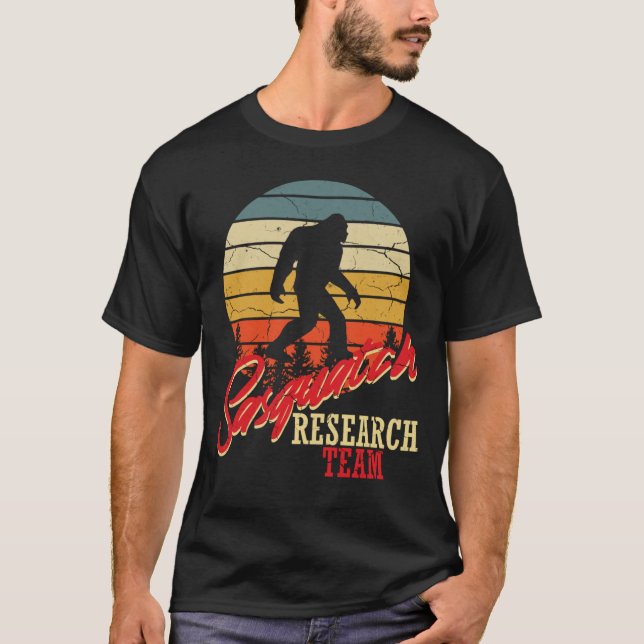 Camiseta Equipo de investigación de Sasquatch (Anverso)