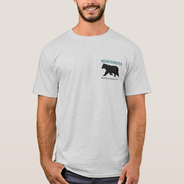 Camiseta Equipo de investigación del oso negro de BWCAW (Anverso)